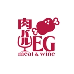 flamingo007 (flamingo007)さんの食肉卸直営の肉＆ワイン酒場「肉バル EG」のロゴへの提案