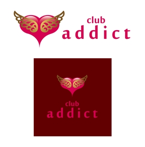 FISHERMAN (FISHERMAN)さんの「club addict」のロゴ作成依頼への提案