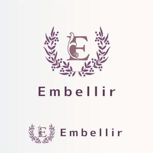 mogurintai7 (mogurintai7)さんの化粧品メーカー会社　社名「Embellir」のロゴ　への提案