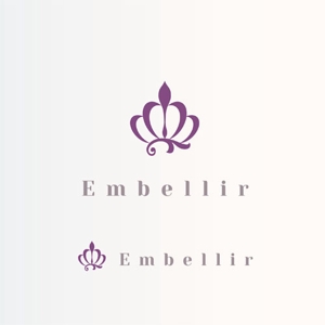 mogurintai7 (mogurintai7)さんの化粧品メーカー会社　社名「Embellir」のロゴ　への提案