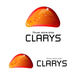 arc design (kanmai)さんのパワーストーンーショップ 「Clarys」のロゴ作成への提案