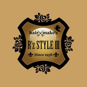 FISHERMAN (FISHERMAN)さんの美容院　「hair&make's R'z STYLE Ⅲ」のロゴへの提案