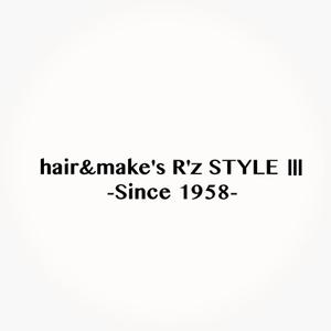 じゃぱんじゃ (japanja)さんの美容院　「hair&make's R'z STYLE Ⅲ」のロゴへの提案
