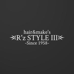 microghostさんの美容院　「hair&make's R'z STYLE Ⅲ」のロゴへの提案