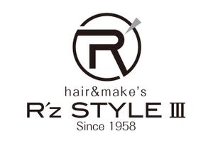 オフィスギャザー (dada_1960)さんの美容院　「hair&make's R'z STYLE Ⅲ」のロゴへの提案