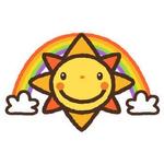 佐々木トオル (sasaccho)さんの太陽と虹を用いた小児耳鼻咽喉科のマスコットキャラクターへの提案