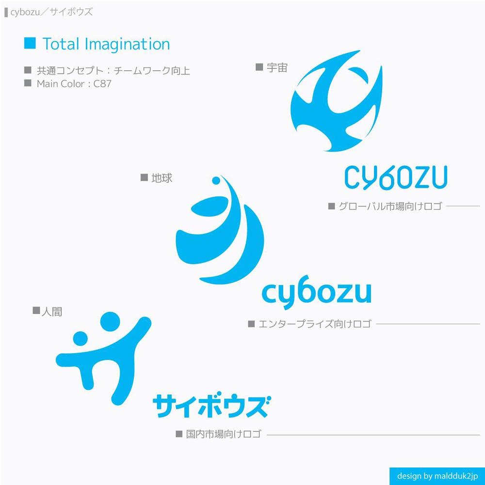 サイボウズ株式会社 企業ロゴ3種類の制作