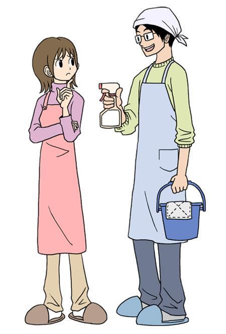 はんきち (hankichi)さんのホームページ素材用のイラスト（男女）への提案