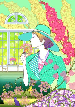 hideojoyabegin (hideojoya)さんの女性誌やファッション誌の表紙に使えるような女性のイラストへの提案