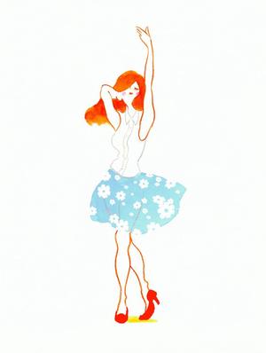 kazuho ()さんの女性誌やファッション誌の表紙に使えるような女性のイラストへの提案