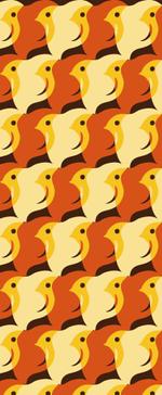 風雅 (fuga_canon)さんの>>>>>タオルの柄募集<<<<<（北欧ファブリック柄に日本の和柄テイストの入ったもの）への提案