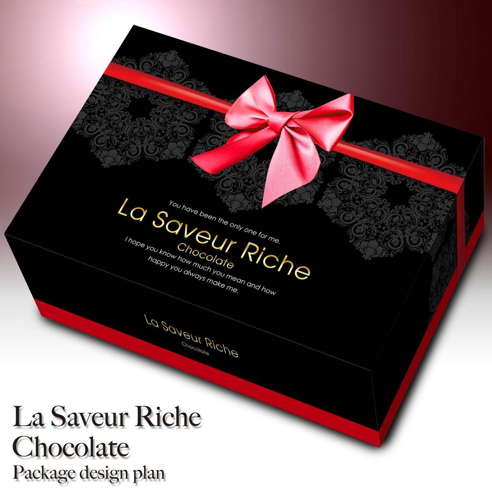 チョコレートのパッケージデザイン（複数採用もあり）