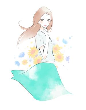 ゆめ ()さんの女性誌やファッション誌の表紙に使えるような女性のイラストへの提案