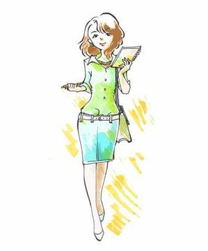 モリノ (morino_)さんの女性誌やファッション誌の表紙に使えるような女性のイラストへの提案