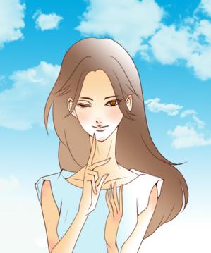 sakura (saku43)さんの女性誌やファッション誌の表紙に使えるような女性のイラストへの提案