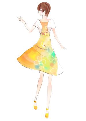 ユウナ ()さんの女性誌やファッション誌の表紙に使えるような女性のイラストへの提案