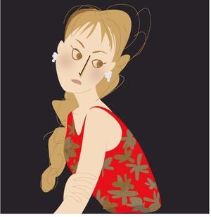 山口尚美 (cyamunao)さんの女性誌やファッション誌の表紙に使えるような女性のイラストへの提案