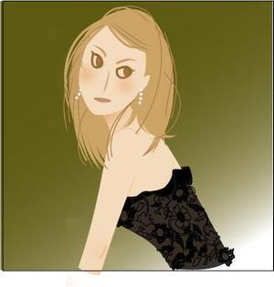 山口尚美 (cyamunao)さんの女性誌やファッション誌の表紙に使えるような女性のイラストへの提案