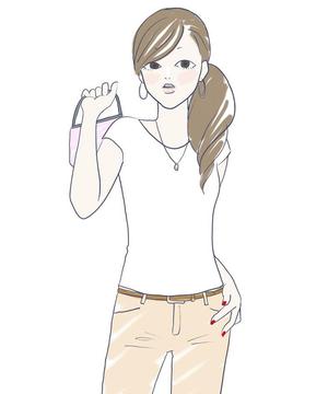 久保田　歩 ()さんの女性誌やファッション誌の表紙に使えるような女性のイラストへの提案