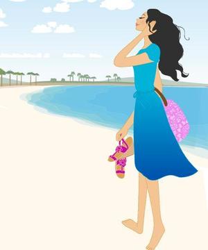 ciko ()さんの女性誌やファッション誌の表紙に使えるような女性のイラストへの提案