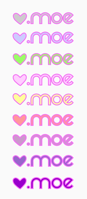 ITG (free_001)さんの新ドメイン「.moe」のロゴ募集への提案