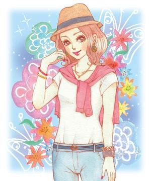 やなかまい ()さんの女性誌やファッション誌の表紙に使えるような女性のイラストへの提案