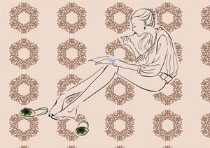 smiler15 (smiler)さんの女性誌やファッション誌の表紙に使えるような女性のイラストへの提案
