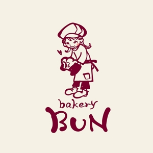 鈴木 ようこ (yoko115)さんのパン屋・新規ＯＰＥＮするベーカリーショップ「パン工房　BUNBUN」のロゴへの提案