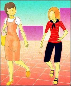 イネナガ (ine0830)さんの女性誌やファッション誌の表紙に使えるような女性のイラストへの提案
