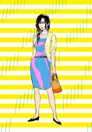 haratamanaka ()さんの女性誌やファッション誌の表紙に使えるような女性のイラストへの提案
