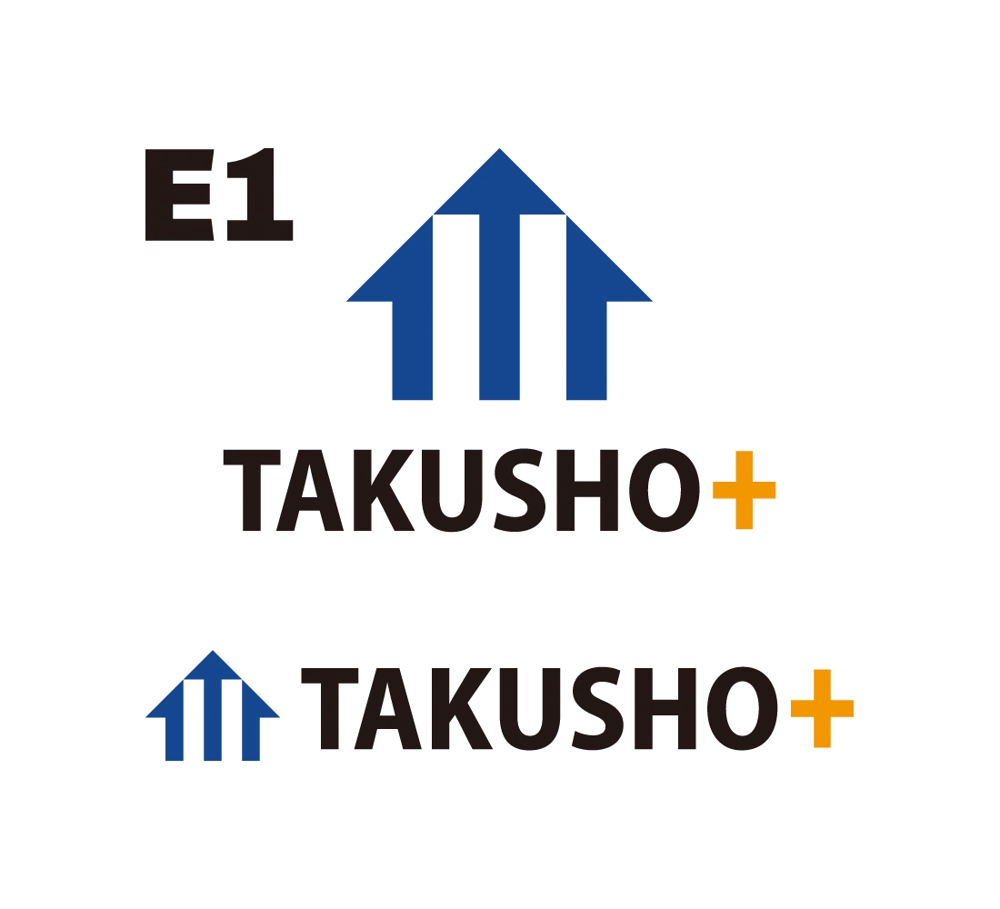 不動産会社　札幌宅商の売主物件　「TAKUSHO+」のロゴ