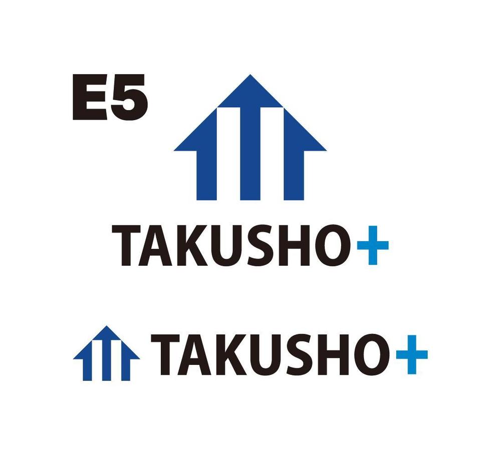 不動産会社　札幌宅商の売主物件　「TAKUSHO+」のロゴ