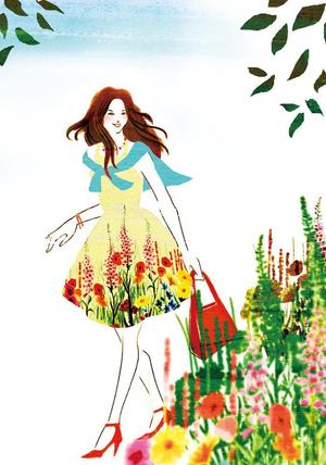 norimaki (norimaki6514)さんの女性誌やファッション誌の表紙に使えるような女性のイラストへの提案