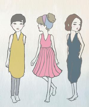 Yu (yuyu777yu)さんの女性誌やファッション誌の表紙に使えるような女性のイラストへの提案