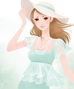 よよ (yossya)さんの女性誌やファッション誌の表紙に使えるような女性のイラストへの提案