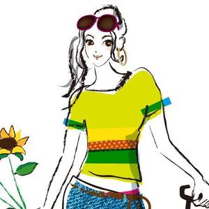 mero_2010さんの女性誌やファッション誌の表紙に使えるような女性のイラストへの提案
