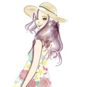 mero_2010さんの女性誌やファッション誌の表紙に使えるような女性のイラストへの提案