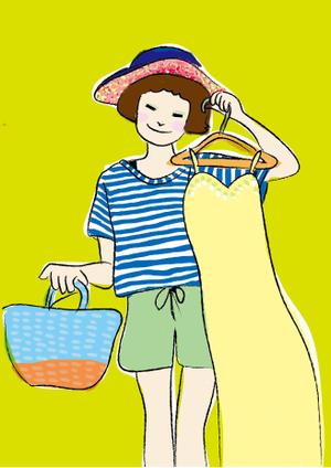おさない照葉 (teruha)さんの女性誌やファッション誌の表紙に使えるような女性のイラストへの提案