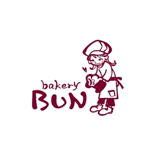 鈴木 ようこ (yoko115)さんのパン屋・新規ＯＰＥＮするベーカリーショップ「パン工房　BUNBUN」のロゴへの提案