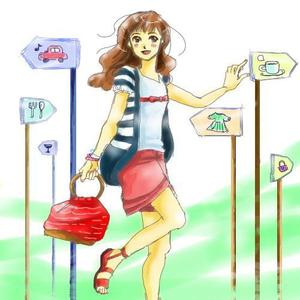 ikuko (ikuko_k)さんの女性誌やファッション誌の表紙に使えるような女性のイラストへの提案