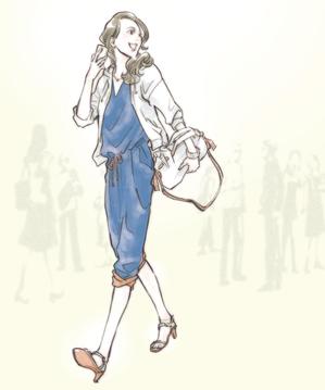 佐々木泉 (f_izumi)さんの女性誌やファッション誌の表紙に使えるような女性のイラストへの提案