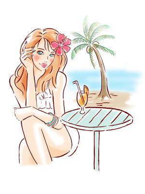 hide-kan (hide-kan)さんの女性誌やファッション誌の表紙に使えるような女性のイラストへの提案