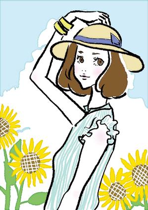 madoka_50さんの女性誌やファッション誌の表紙に使えるような女性のイラストへの提案