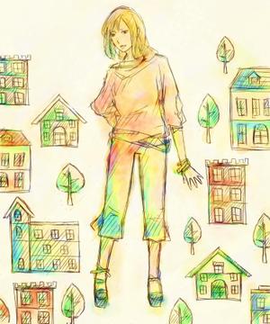 koto (koto_vier)さんの女性誌やファッション誌の表紙に使えるような女性のイラストへの提案