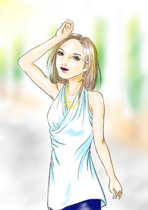 水無月　弍録 (niroku_minaduki)さんの女性誌やファッション誌の表紙に使えるような女性のイラストへの提案