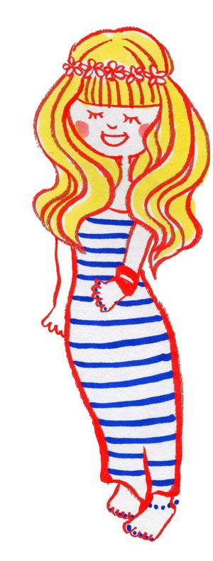 IAM65 (iam_maimai)さんの女性誌やファッション誌の表紙に使えるような女性のイラストへの提案