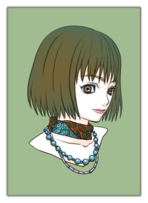 hibinon ()さんの女性誌やファッション誌の表紙に使えるような女性のイラストへの提案