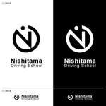 take5-design (take5-design)さんの自動車学校　「Ｎｉｓｈｉｔａｍａ　Ｄｒｉｖｉｎｇ　Ｓｈｏｏｌ」のロゴへの提案