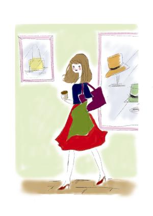 さんの女性誌やファッション誌の表紙に使えるような女性のイラストへの提案