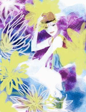 須田やよい (gozei)さんの女性誌やファッション誌の表紙に使えるような女性のイラストへの提案